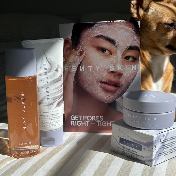 Fenty Skin Pore Essentials full size products(Face scrub Mask Toner Serum)